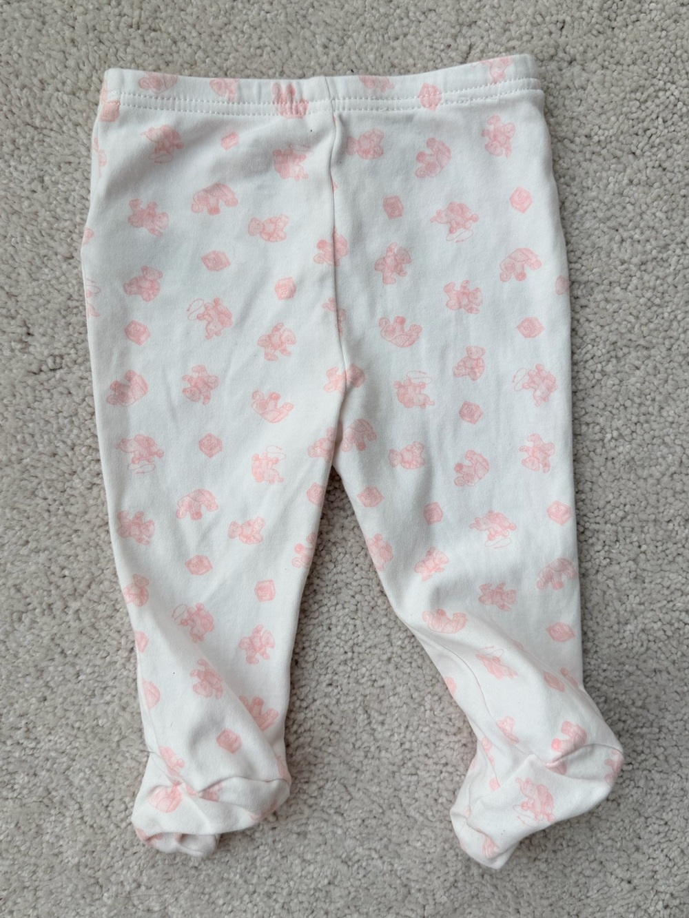 Ralph Lauren White and Light Pink Infant 3-Piece Pajama Set - Picture 13 of 16